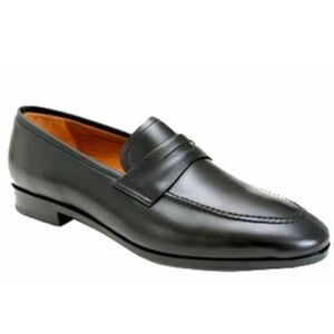 MEZLAN Black Leather Loafer Size 11M